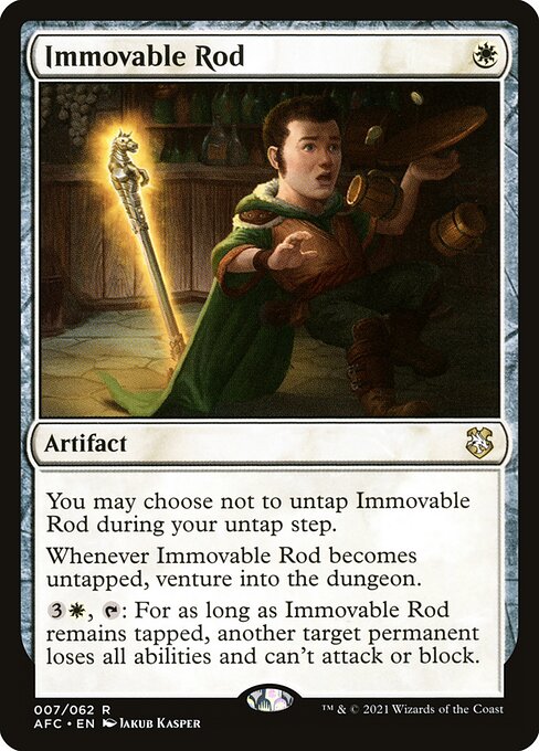 Forgotten Realms Commander - 7 - Immovable Rod - Rare - W - Non-foil (Front)