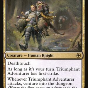 Adventures in the Forgotten Realms - 237 - Triumphant Adventurer - Rare - WB - Foil