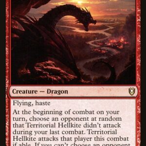 Commander Legends: Battle for Baldur's Gate - 809 - Territorial Hellkite - Rare - R - Non-foil