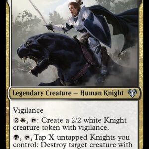 Commander Masters - 336 - Aryel, Knight of Windgrace - Uncommon - WB - Non-foil