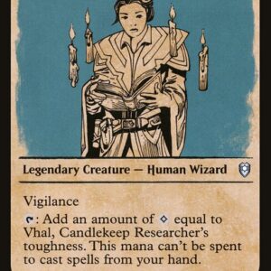 Commander Legends: Battle for Baldur's Gate - 387 - Vhal, Candlekeep Researcher - Uncommon - U - Non-foil