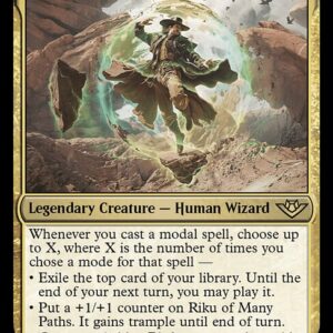 Outlaws of Thunder Junction - 227 - Riku of Many Paths - Rare - Multi - Non-foil