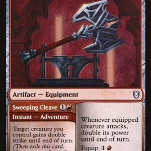 Commander Legends: Battle for Baldur's Gate - 203 - Two-Handed Axe // Sweeping Cleave - Uncommon - R - Non-foil