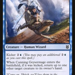 Zendikar Rising - 55 - Cunning Geysermage - Common - U - Non-foil