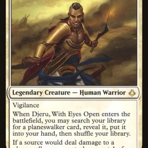 Hour of Devastation - 10 - Djeru, With Eyes Open - Rare - W - Non-foil