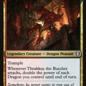 Commander Legends: Battle for Baldur's Gate - 295 - Thrakkus the Butcher - Uncommon - RG - Non-foil