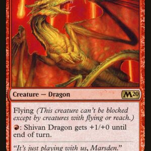 Core Set 2020 - 335 - Shivan Dragon - Rare - R - Non-foil