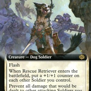 The Brothers' War - 373 - Rescue Retriever - Rare - W - Non-foil