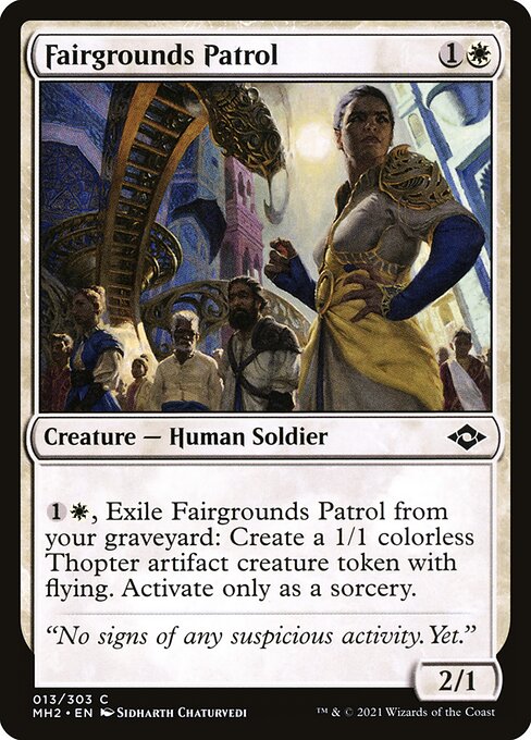 Modern Horizons 2 - 13 - Fairgrounds Patrol - Common - W - Foil