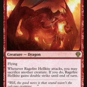 Dominaria United - 285 - Ragefire Hellkite - Rare - R - Foil