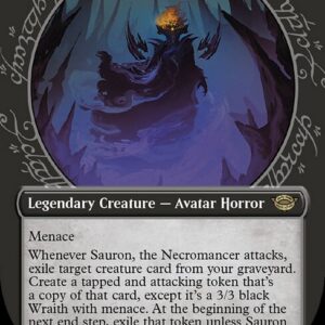 The Lord of the Rings: Tales of Middle-earth - 310 - Sauron, the Necromancer - Rare - B - Foil