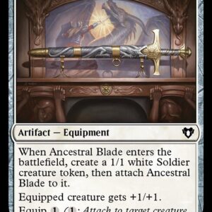 Commander Masters - 12 - Ancestral Blade - Common - W - Non-foil