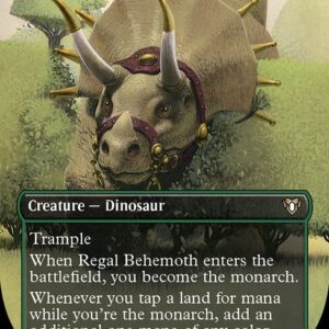 Commander Masters - 651 - Regal Behemoth - Rare - G - Foil