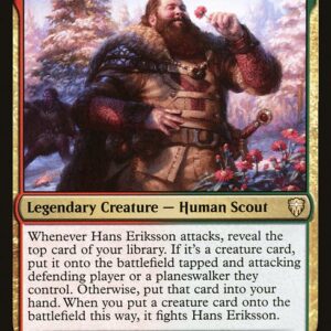 Commander Legends - 279 - Hans Eriksson - Rare - RG - Non-foil