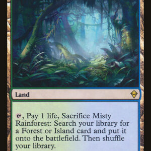 Zendikar - 220 - Misty Rainforest - Rare - C - Non-foil