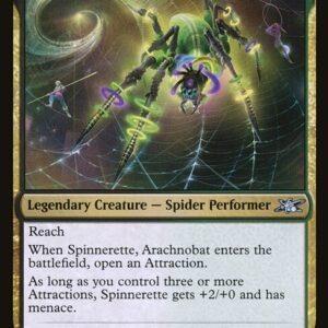 Unfinity - 180 - Spinnerette, Arachnobat - Uncommon - BG - Foil