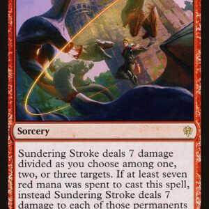 Throne of Eldraine - 144 - Sundering Stroke - Rare - R - Non-foil