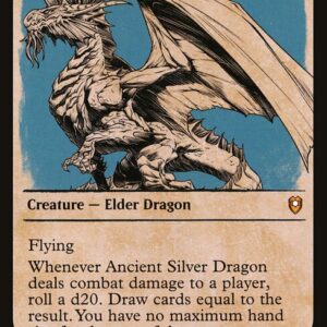 Commander Legends: Battle for Baldur's Gate - 382 - Ancient Silver Dragon - Mythic - U - Foil