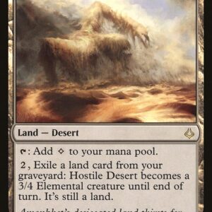 Hour of Devastation - 178 - Hostile Desert - Rare - C - Foil