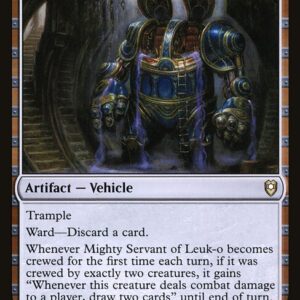 Commander Legends: Battle for Baldur's Gate - 324 - Mighty Servant of Leuk-o - Rare - C - Foil