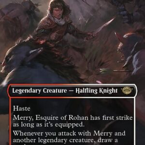 The Lord of the Rings: Tales of Middle-earth - 437 - Merry, Esquire of Rohan - Rare - WR - Foil