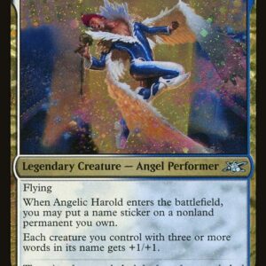 Unfinity - 448 - Angelic Harold - Uncommon - WU - Foil