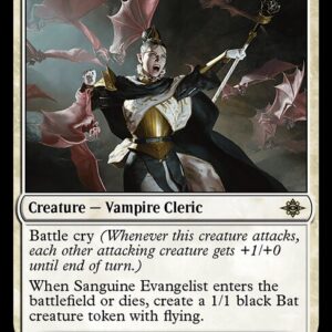 The Lost Caverns of Ixalan - 34 - Sanguine Evangelist - Rare - W - Foil (Front)