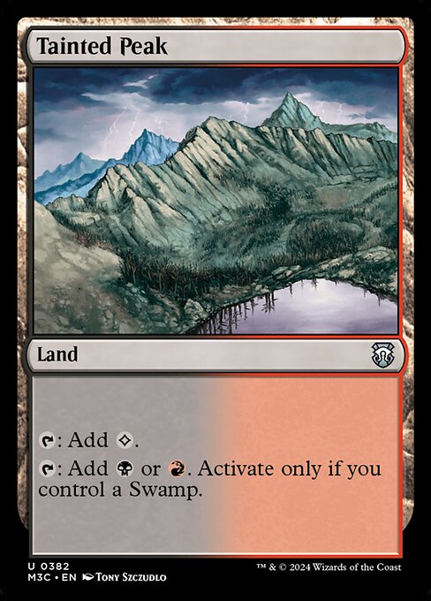 Modern Horizons 3 Commander - 382 - Tainted Peak - Uncommon - C - Non-foil