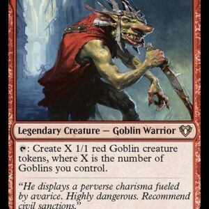 Commander Masters - 238 - Krenko, Mob Boss - Rare - R - Foil