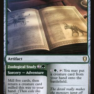 Commander Legends: Battle for Baldur's Gate - 242 - Monster Manual // Zoological Study - Rare - G - Foil