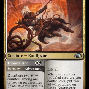 Modern Horizons 3 - 196 - Ondu Knotmaster // Throw a Line - Uncommon - WB - Non-foil