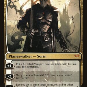 Dark Ascension - 142 - Sorin, Lord of Innistrad - Mythic - WB - Non-foil (Front)