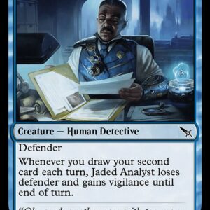 Murders at Karlov Manor - 62 - Jaded Analyst - Common - U - Non-foil