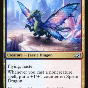 Ikoria: Lair of Behemoths - 211 - Sprite Dragon - Uncommon - UR - Non-foil (Front)