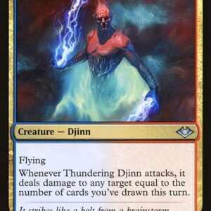 Modern Horizons - 215 - Thundering Djinn - Uncommon - UR - Non-foil
