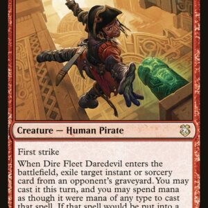 Forgotten Realms Commander - 121 - Dire Fleet Daredevil - Rare - R - Non-foil (Front)