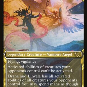March of the Machine - 305 - Drana and Linvala - Rare - WB - Non-foil