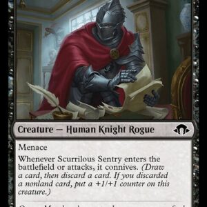 Modern Horizons 3 - 108 - Scurrilous Sentry - Common - B - Foil