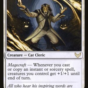 Strixhaven: School of Mages - 20 - Leonin Lightscribe - Rare - W - Foil