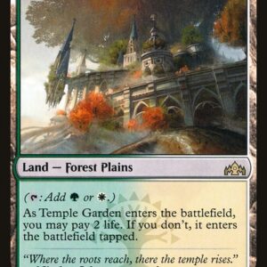Guilds of Ravnica - 258 - Temple Garden - Rare - C - Foil