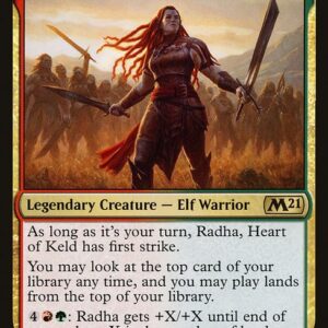 Core Set 2021 - 224 - Radha, Heart of Keld - Rare - RG - Non-foil (Front)