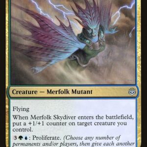 War of the Spark - 205 - Merfolk Skydiver - Uncommon - UG - Non-foil (Front)