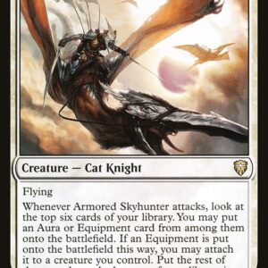 Commander Legends - 11 - Armored Skyhunter - Rare - W - Non-foil
