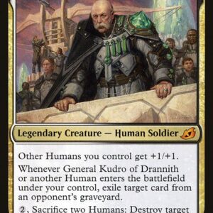 Ikoria: Lair of Behemoths - 187 - General Kudro of Drannith - Mythic - WB - Non-foil (Front)