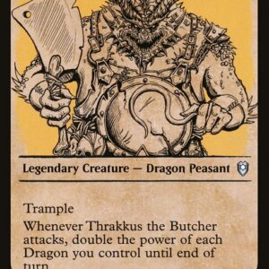 Commander Legends: Battle for Baldur's Gate - 440 - Thrakkus the Butcher - Uncommon - RG - Non-foil