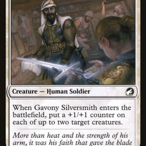 Innistrad: Midnight Hunt - 21 - Gavony Silversmith - Common - W - Foil