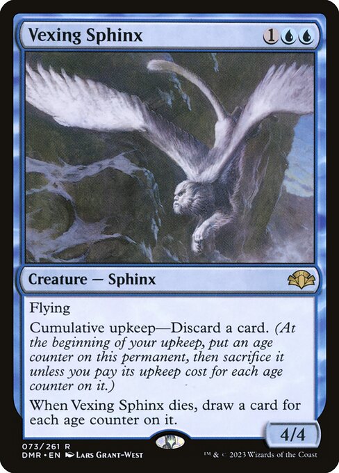 Dominaria Remastered - 73 - Vexing Sphinx - Rare - U - Non-foil
