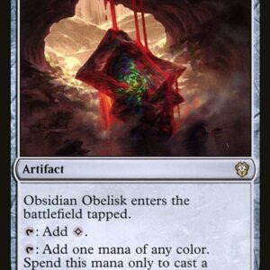 Dominaria United Commander - 18 - Obsidian Obelisk - Rare - C - Non-foil