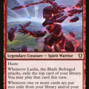 Commander Legends: Battle for Baldur's Gate - 801 - Laelia, the Blade Reforged - Rare - R - Non-foil