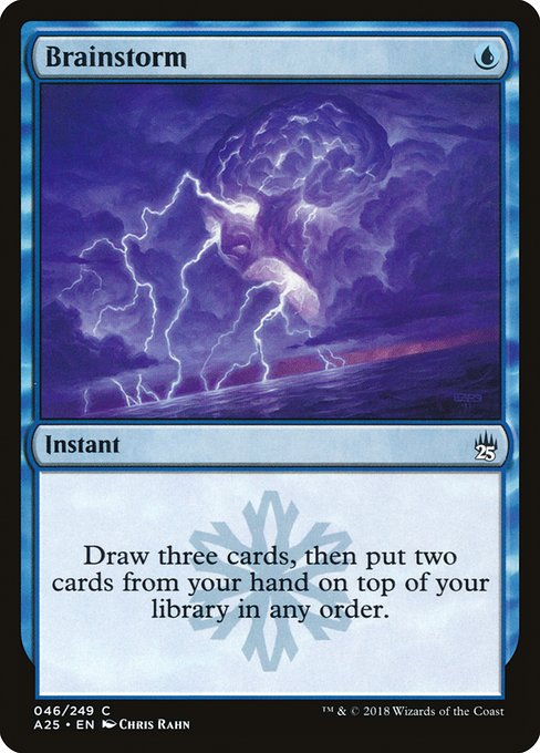 Masters 25 - 46 - Brainstorm - Common - U - Non-foil